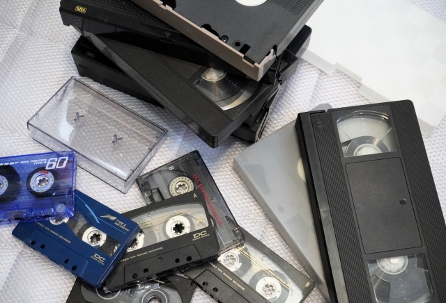 VHSやカセットテープ