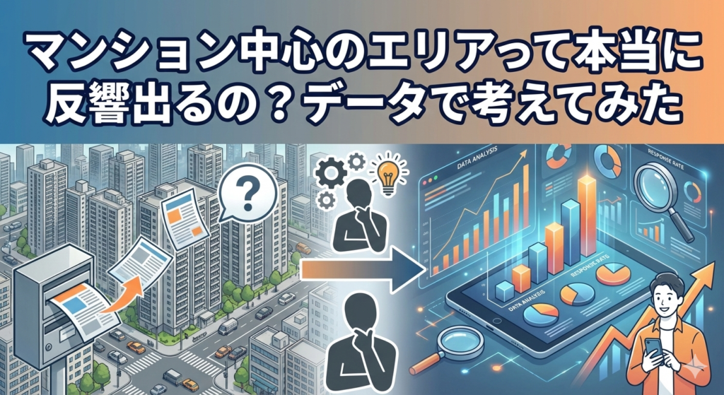 マンションエリアの反響はなぜ高い？構造から読み解くポスティング戦略