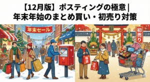 【12月版】ポスティングの極意｜年末年始のまとめ買い・初売り対策
