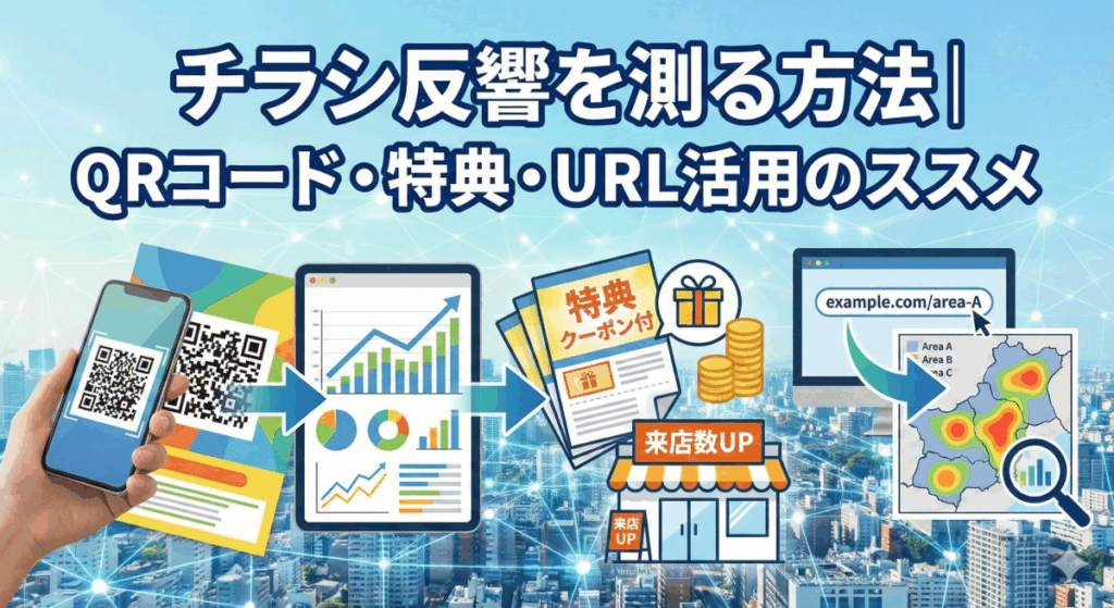 チラシ反響を測る方法｜QRコード・特典・URL活用のススメ