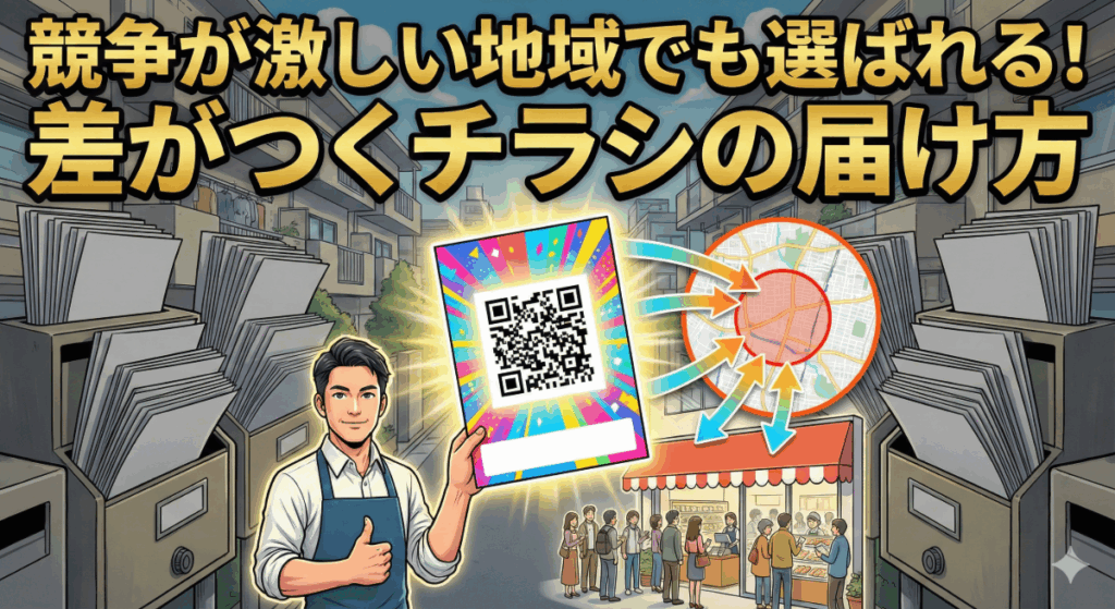 競争が激しい地域でも選ばれる！差がつくチラシの届け方