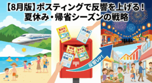 【8月版】ポスティングで反響を上げる！夏休み・帰省シーズンの戦略