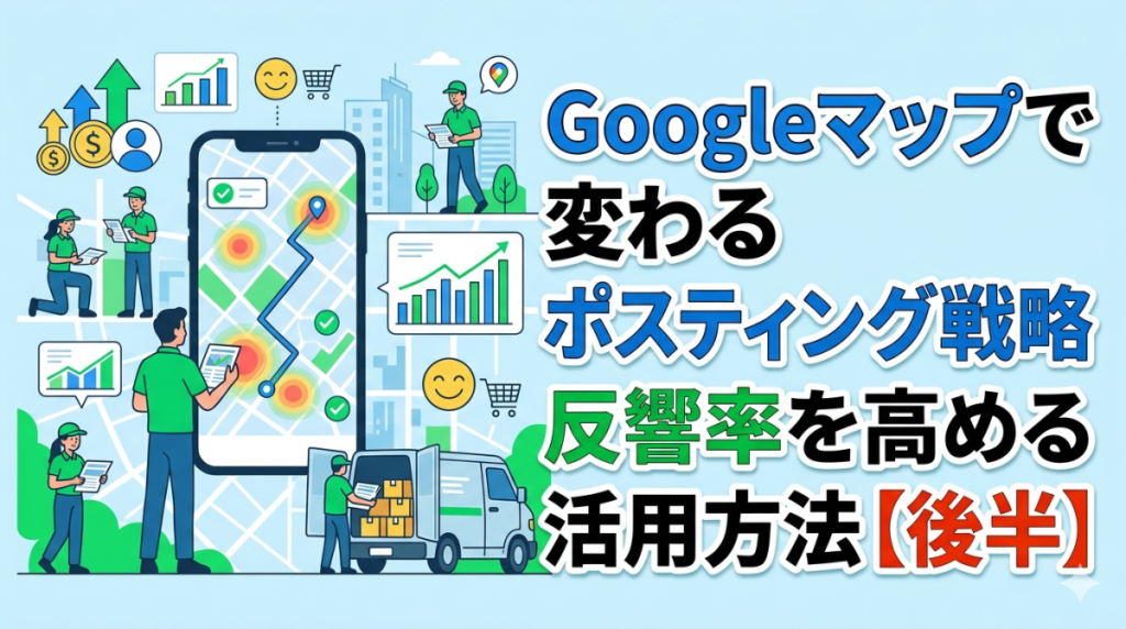 Googleマップで変わるポスティング戦略｜反響率を高める活用方法【後半】