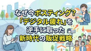 なぜ今ポスティング？「デジタル疲れ」を逆手に取った新時代の販促戦略