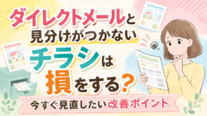 ダイレクトメールと見分けがつかないチラシは損をする？今すぐ見直したい改善ポイント