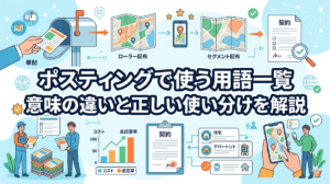ポスティングで使う用語一覧｜意味の違いと正しい使い分けを解説