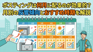 ポスティングは何月に配るのが効果的？月別の反響傾向とおすすめ時期を解説
