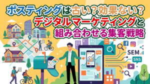 ポスティングは古い？効果ない？デジタルマーケティングと組み合わせる集客戦略