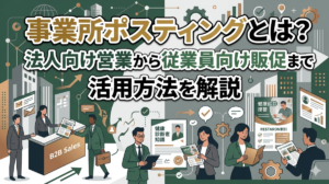 事業所ポスティングとは？法人向け営業から従業員向け販促まで活用方法を解説