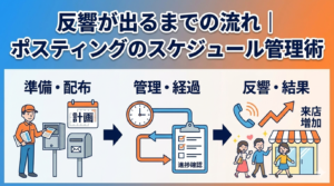 反響が出るまでの流れ｜ポスティングのスケジュール管理術