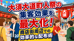 大須大道町人祭の集客効果を最大化！商店街周辺での効率的な配布術