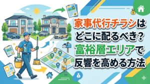 家事代行チラシはどこに配るべき？富裕層エリアで反響を高める方法