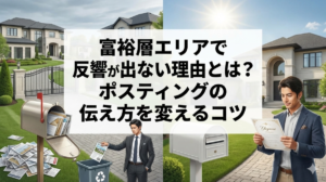 富裕層エリアで反響が出ない理由とは？ポスティングの伝え方を変えるコツ