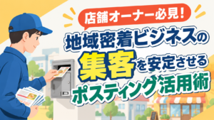 店舗オーナー必見！地域密着ビジネスの集客を安定させるポスティング活用術