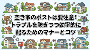 空き家のポストは要注意！トラブルを防ぎつつ効率的に配るためのマナーとコツ