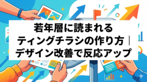 若年層に読まれるポスティングチラシの作り方｜デザイン改善で反応アップ