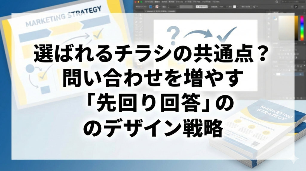 選ばれるチラシの共通点？問い合わせを増やす「先回り回答」のデザイン戦略