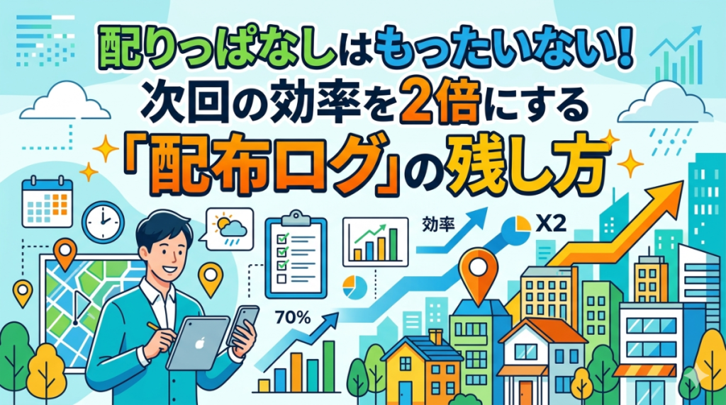 配りっぱなしはもったいない！次回の効率を2倍にする「配布ログ」の残し方