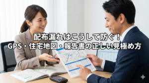 配布漏れはこうして防ぐ！GPS・住宅地図・報告書の正しい見極め方