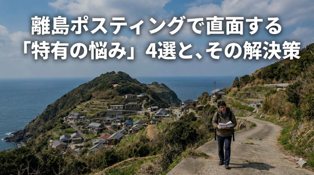 離島ポスティングで直面する「特有の悩み」4選と、その解決策